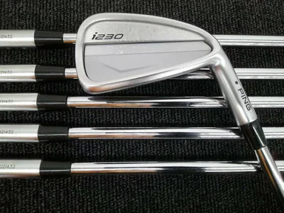 Ping i230 Iron Set 5-9,Pw,Uw 7pc Flex Regular N.S.PRO MODUS3 TOUR 105 Steel - Image 1 of 4