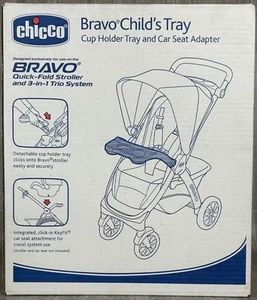Bandeja Infantil Chicco Bravo Para Cochecito Bravo Plegable Rápido y Sistema Trío 3 en 1 - Imagen 1 de 7