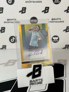 2024 Topps Chrome Tennis Casper Ruud Gold Refractor Autograph /50 #TCA-CRD - Bild 1 von 1