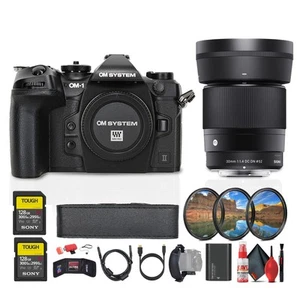 OM SYSTEM OM-1 Mark II Mirrorless Camera Bundle - Picture 1 of 7