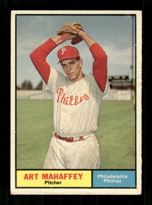 1961 Topps Set Break #433 Art Mahaffey EX-EX/MT *BNCARDS* - Image 1 of 2