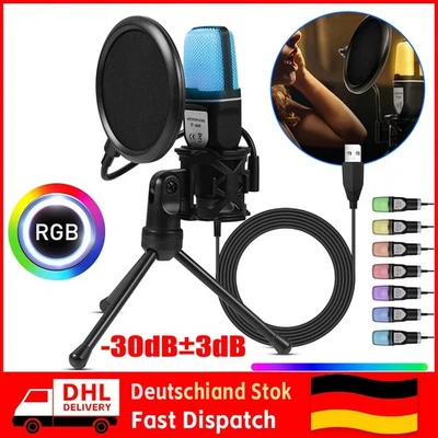 Mikrofon Stativ für Konferenzen, Fernunterricht, Streaming mit Mini-Stoßdämpfer - Bild 1 von 4