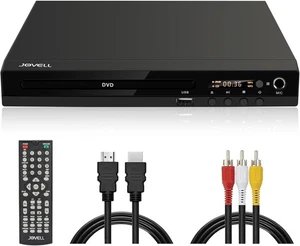 Kompakter DVD-Player mit Scart-Anschluss, Regionenfreier HD-DVD-CD-Player 1080P - Bild 1 von 9