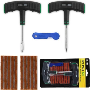 Tire Plug Kit, 13PCS Tire Repair Kit with Self-Vulcanizing Plugs, Ergonomic O... - Picture 1 of 5