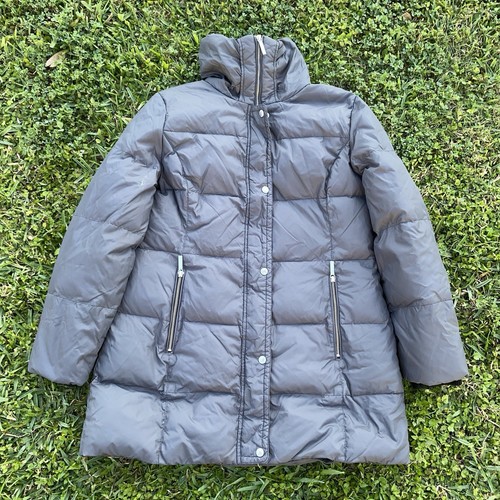 giubbotto imbottito grigio Michael kors manica lunga