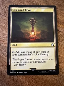 Command Tower / Befehlsturm  - Fallout - NM - EN - MTG - Magic the Gathering TCG - Bild 1 von 1