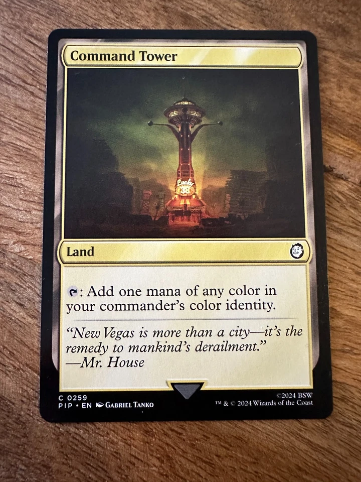 Command Tower / Befehlsturm  - Fallout - NM - EN - MTG - Magic the Gathering TCG - Bild 1 von 1