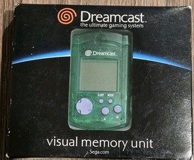 Sega Dreamcast VMU Visual Memory Unit NEW Smoke Green OEM Model HKT-7000 NIB