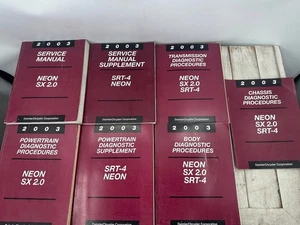 2003 Neon SX 2.0 SRT-4 Service & Diagnostic Procedures Manual DaimlerChrysler - Bild 1 von 10