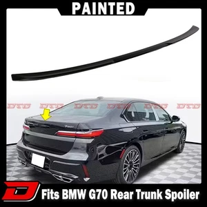 23-25 Fits BMW 7-Series G70 4D Sedan M Type Rear Trunk Spoiler Wing Painted #668 - Bild 1 von 5