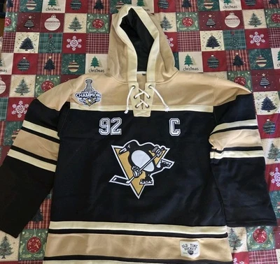 Custom Mac Miller Penguins RARE Hooded Jersey #92 MOST DOPE Size XXL - Image 1 of 2