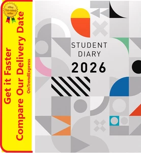2026 Diary Collins Colplan Student A5 Week to View Geo SC37.CGT - Picture 1 of 7