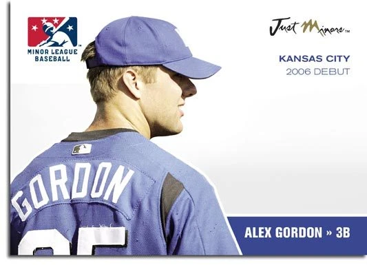 (12) ALEX GORDON Just Minors 2006 Preview  RC LOT Foto 1 de 1