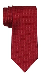 Italo Ferretti Satin Red Geometric Tie - Picture 1 of 1