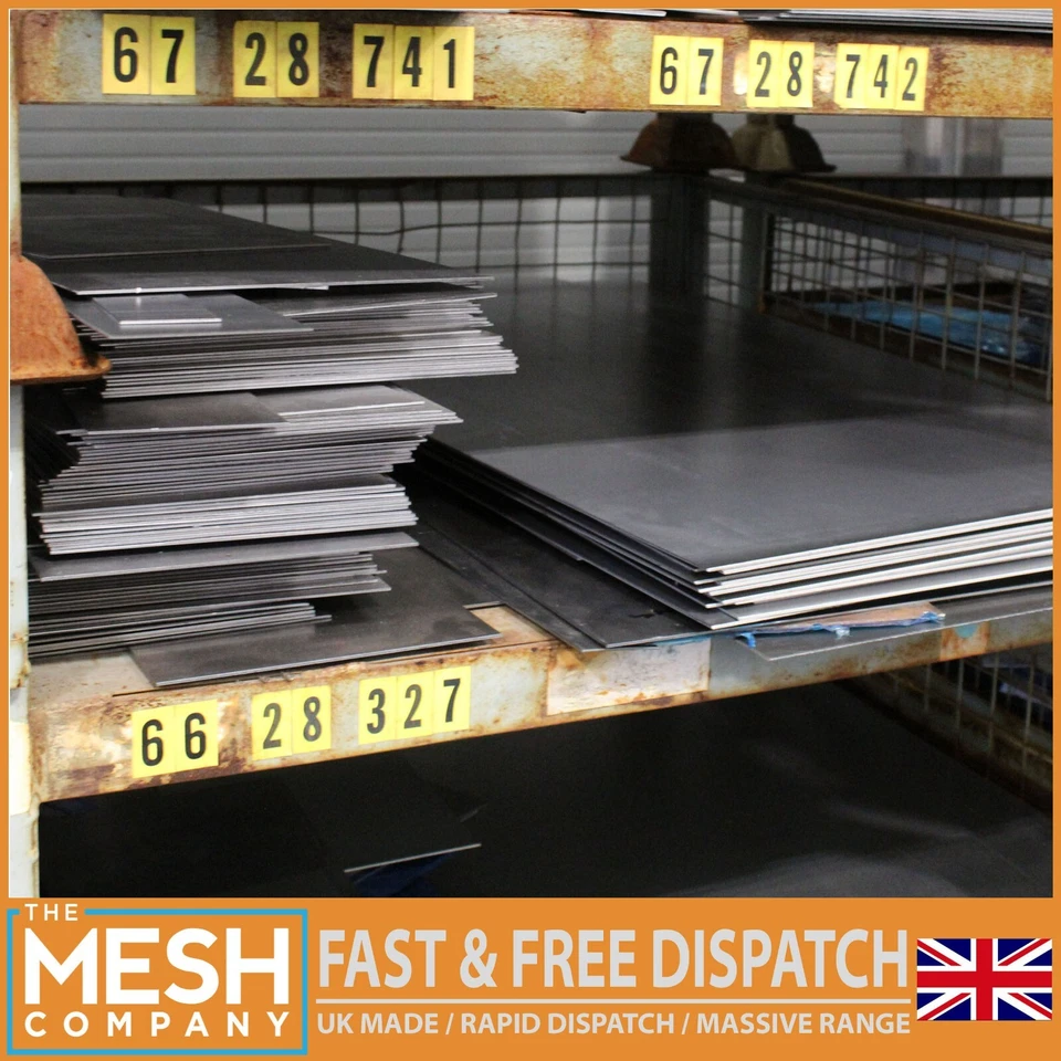 Steel/Aluminium/Stainless/Chequer Metal Plate 500 x 250mm BARGAIN OFF-CUT SHEETS