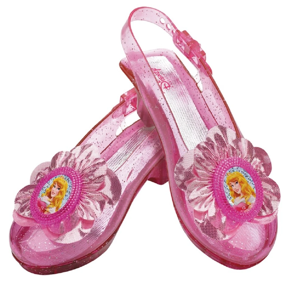 Zapatos Aurora Disney Princesa Bella Durmiente Halloween Niño Disfraz Accesorio Foto 1 de 1