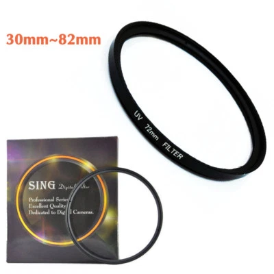 30 37 46 49 52 55 58 62 67 72 77 82mm DSLR/SLR Camera Lens UV Filter For Canon - Image 1 of 4