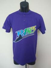 New Tampa Bay Rays Youth Size L Large Purple Majestic 2-Button Shirt