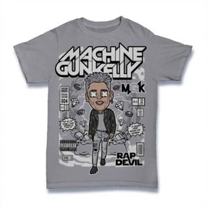 Machine Gun Kelly Grey Tshirt Pop Culture T Shirt Gift Tee Rock Pop - Picture 1 of 1