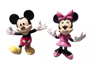 "Estatuilla de PVC de Mickey y Minnie Mouse de Disney 2""" - Imagen 1 de 2