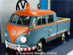 VOLKSWAGEN T1 MODEL VAN 1:24 SCALE PICK UP SPLIT VW SERVICE MOTORMAX TYPE 2 K - Picture 1 of 6
