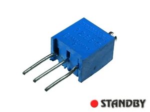 3pcs 1/4” Square Multiturn Cermet Trimming Potentiometer 1K ALLCONNE 3266Y 0,25W - Imagen 1 de 1