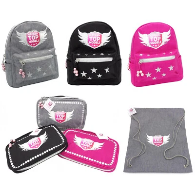 PLÖTZLICH TOP MODEL Kinder Mädchen Rucksack Waschtasche Kulturtasche Tasche KITA - Bild 1 von 4