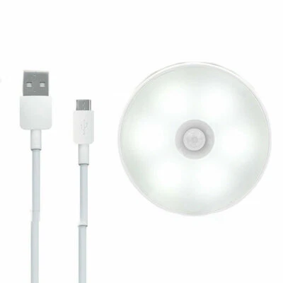 Lampada a led con sensore di movimento ricaricabile usb 6 watt luce 6500k  4000k - Immagine 1 di 4