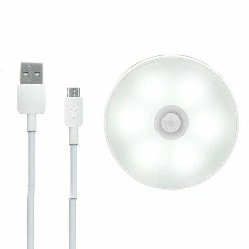 Lampada a led con sensore di movimento ricaricabile usb 6 watt luce 6500k  4000k - Immagine 1 di 1