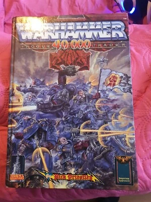 Warhammer 40k Rogue Trader Hardback Rules 1st Ed. 1987 Games Workshop G-VGC  - Image 1 of 4