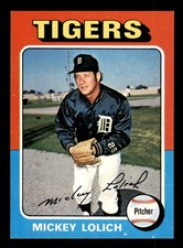 1975 Topps Baseball #245 Mickey Lolich NM *d6