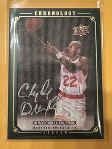 2007-08 Upper Deck Chronology Legend /99 Clyde Drexler #168 Auto HOF