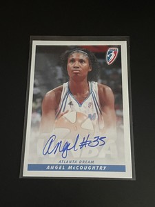2011 Rittenhouse WNBA Angel McCoughtry Autograph Atlanta Dream Louisville