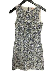 Brooks Brothers Women Red Fleece Eyelet Sleeveless Back Zipper Dress Size 6 - Picture 1 of 8