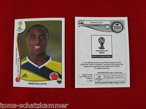Panini WM 2014 Update "der echte" Eder Balanta Extra Sonder-Sticker WC 14 189x - Picture 1 of 1