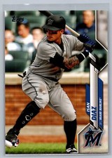 2020 Topps Miami Marlins #MIA-4 Isan Diaz Advanced Stats /300 NM