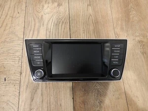Radio Bildschirm Anzeige Skoda Fabia III 6V 6V0919604B Original - Bild 1 von 5