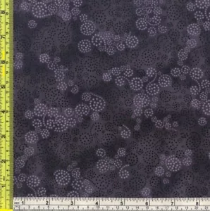 Wirbelnde Punkte dunkelgrau 100 % Baumwollstoff verkauft von 1/4 Yard aus Bolzen - Bild 1 von 1