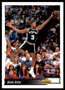 1992-93 Upper Deck ** MINT Dale Ellis San Antonio Spurs #388