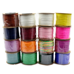 Cordón de nailon nudo chino de 0,8 mm Shamballa cuentas de macrame cuerda Kumihimo 130 yardas - Imagen 1 de 29