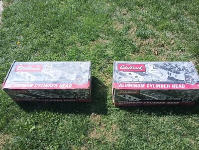 Ford Mustang 1987-1995 5,0 L Edelbrock Victor culatas de aluminio Cobra GT40 Foto 1 de 4