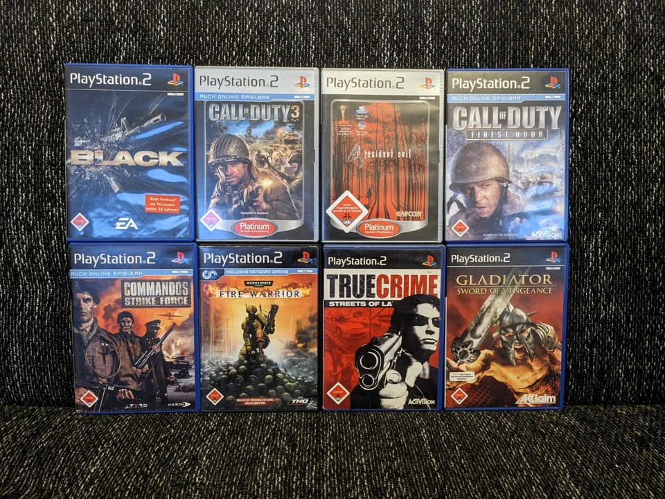 Playstation 2 Spiele zur Auswahl PS2 USK 18 Call of Duty Resident Evil USK18 - Bild 1 von 1