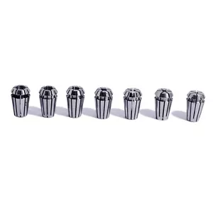 PRECISION 7PC ER11 COLLET SET TIR 0.0004" / 10μm 2mm(1/16") to 6.5mm (1/4") USA - Picture 1 of 6