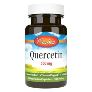Carlson Labs Quercetin 500mg, 60 Veggie Capsules, Immune Function & Antioxidant - Picture 1 of 5