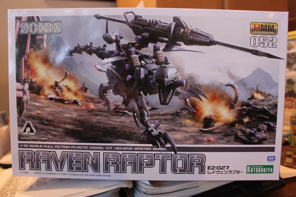 Zoids Raven Raptor by Kotobukiya - HMM 052 EZ-027 model kit - Mint in Box - Image 1 of 1