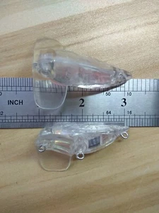 10pcs Unpainted Blank Lure Body Crankbait Cicadabait 58mm 8g Fishing Lure S62 - Picture 1 of 5