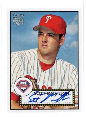 2006 Topps '52 Signatures #SM Scott Mathieson Auto RC - Image 1 of 2