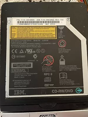 IBM CD-RW/DVD Combo Drive 08K9865 9862 UJDA745 Untested - Image 1 of 2