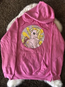 Womens My Little Pony Vintage Pink Hoodie XL - Picture 1 of 6