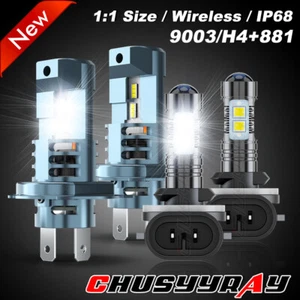 4x H4+881 LED Headlight Hi/Lo + Fog Bulbs For Kia Spectra/Kia Spectra5 2005-2009 - Picture 1 of 20